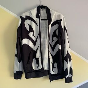 KINGDOM HEARTS BLACK AND WHITE JACKET